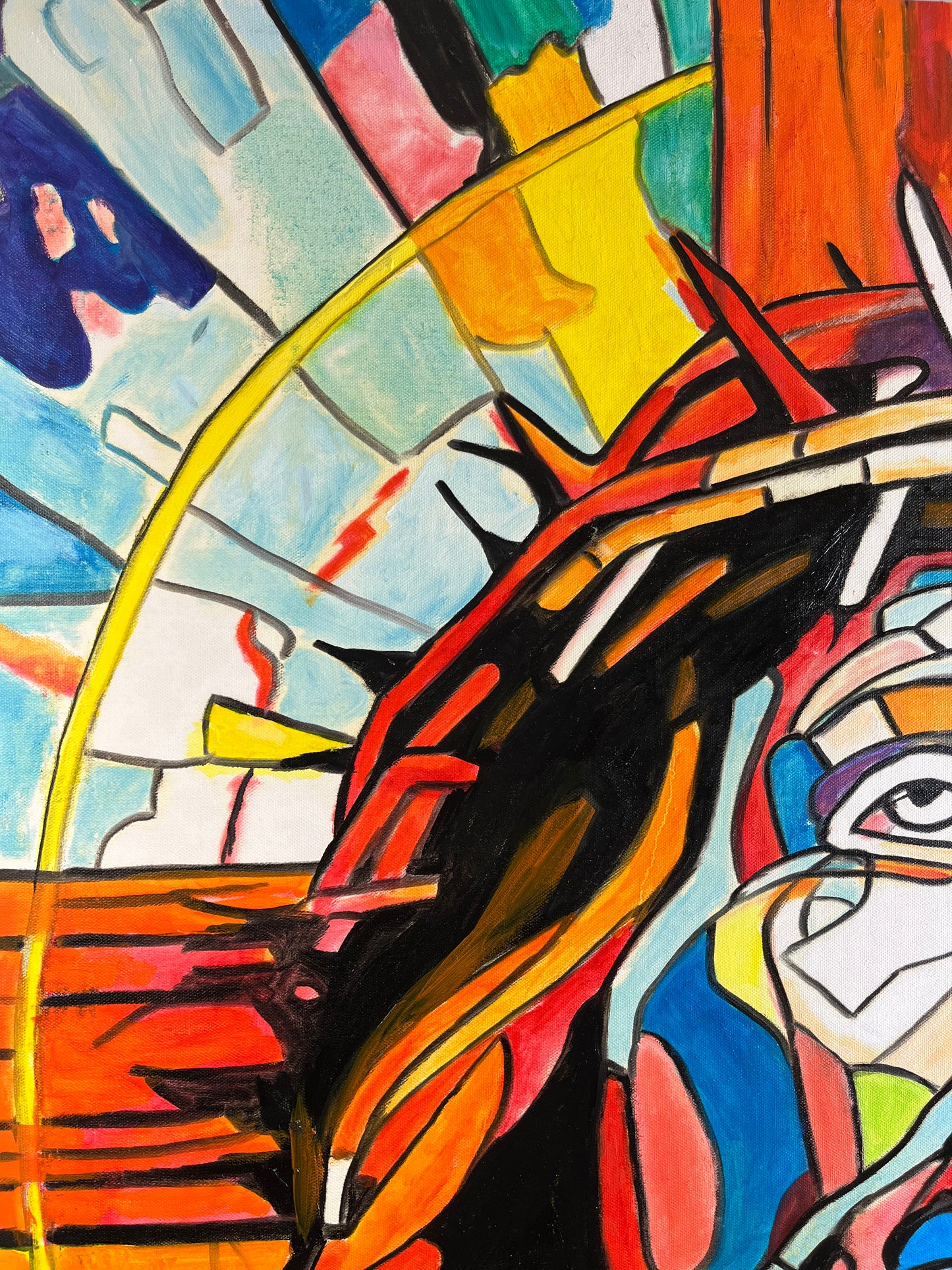 Yeshua Original Painting by Warren Willowdale