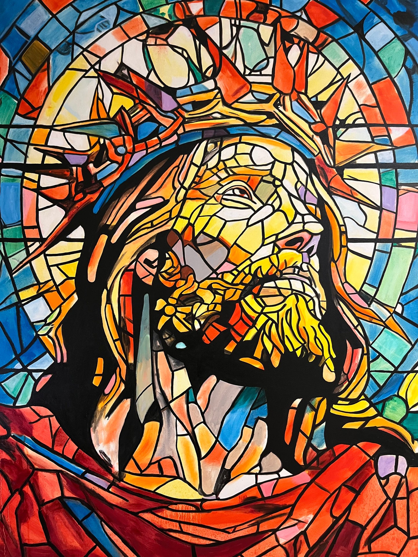 Jesus Christ Original Painting by Warren Willowdale