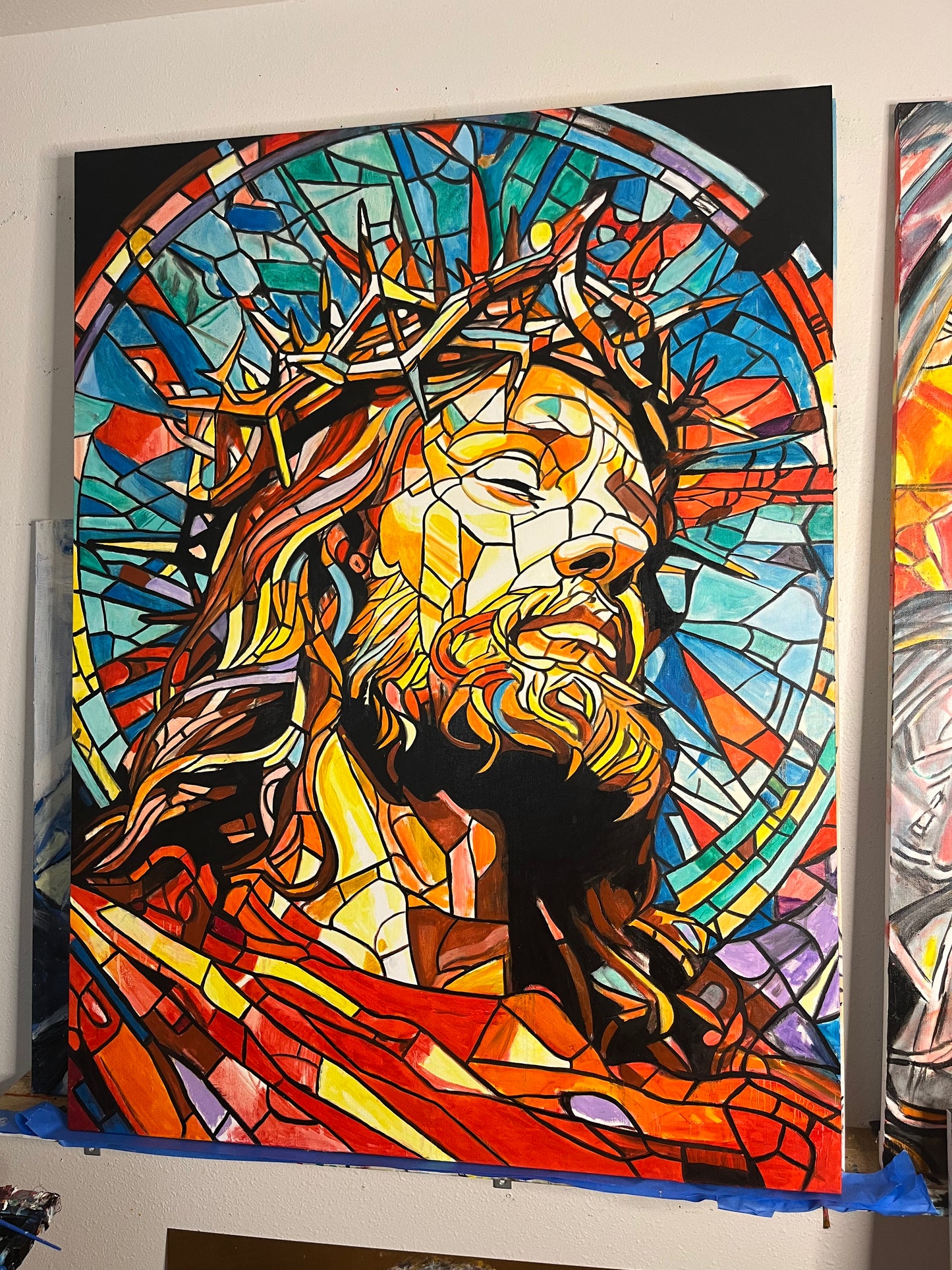Jesus Christ Original Painting by Warren Willowdale