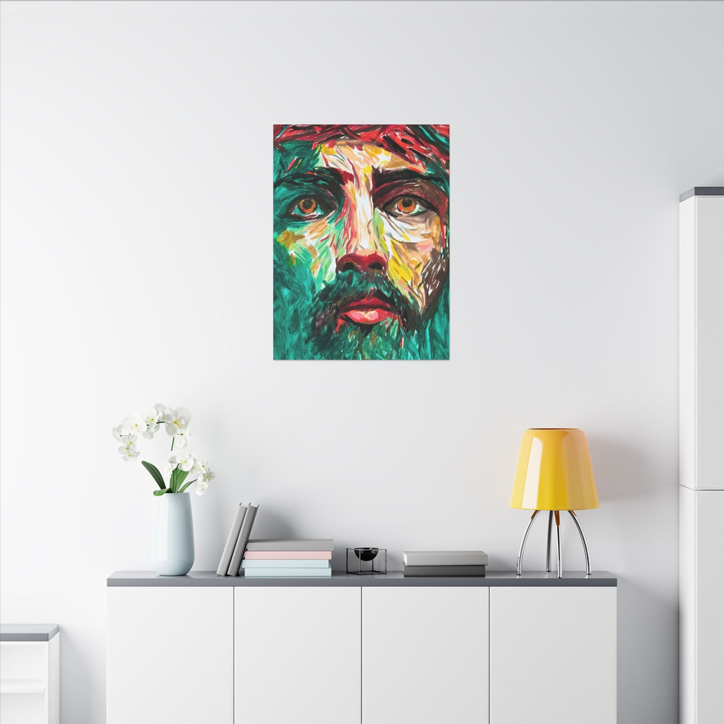 Jesus Christ by Wamantha - Canvas Print