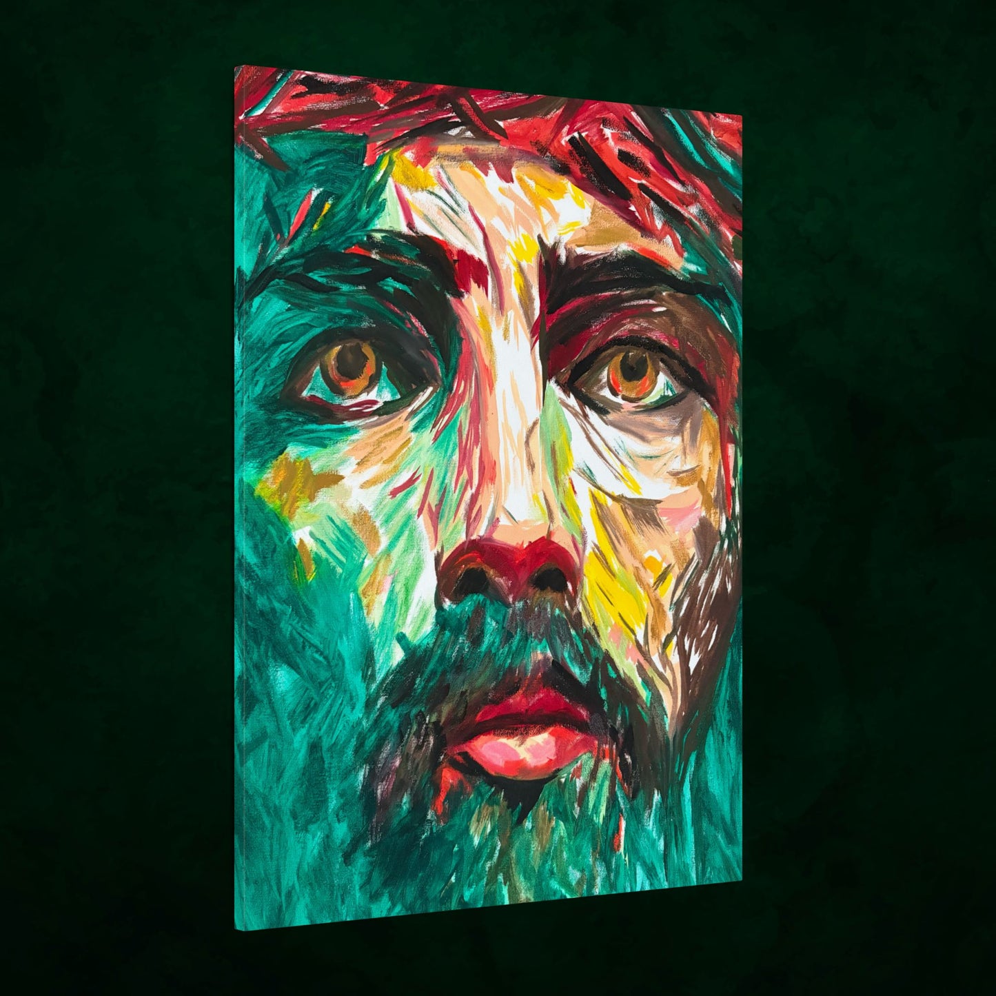 Jesus Christ by Wamantha - Canvas Print