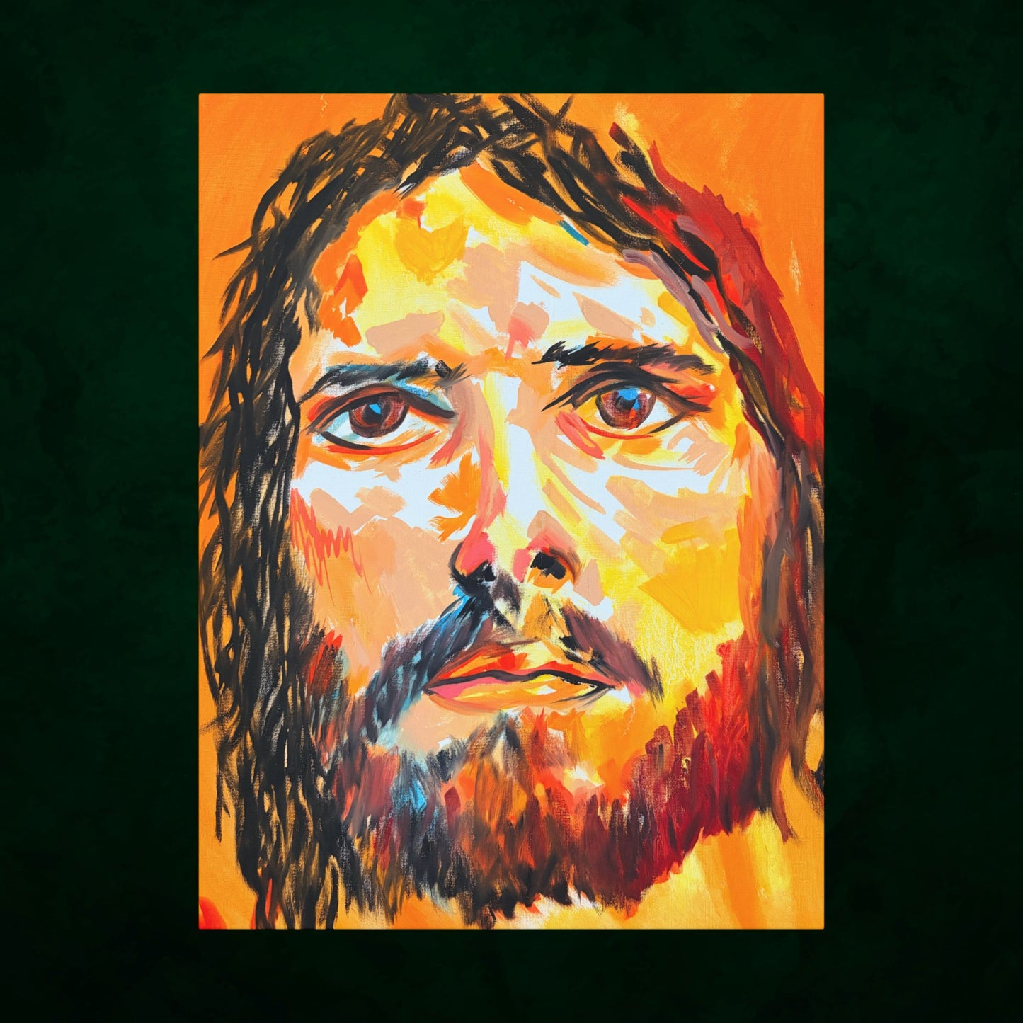 Jesus Christ by Wamantha - Canvas Print