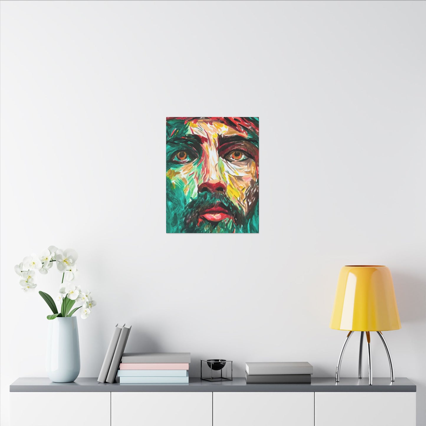 Jesus Christ by Wamantha - Canvas Print