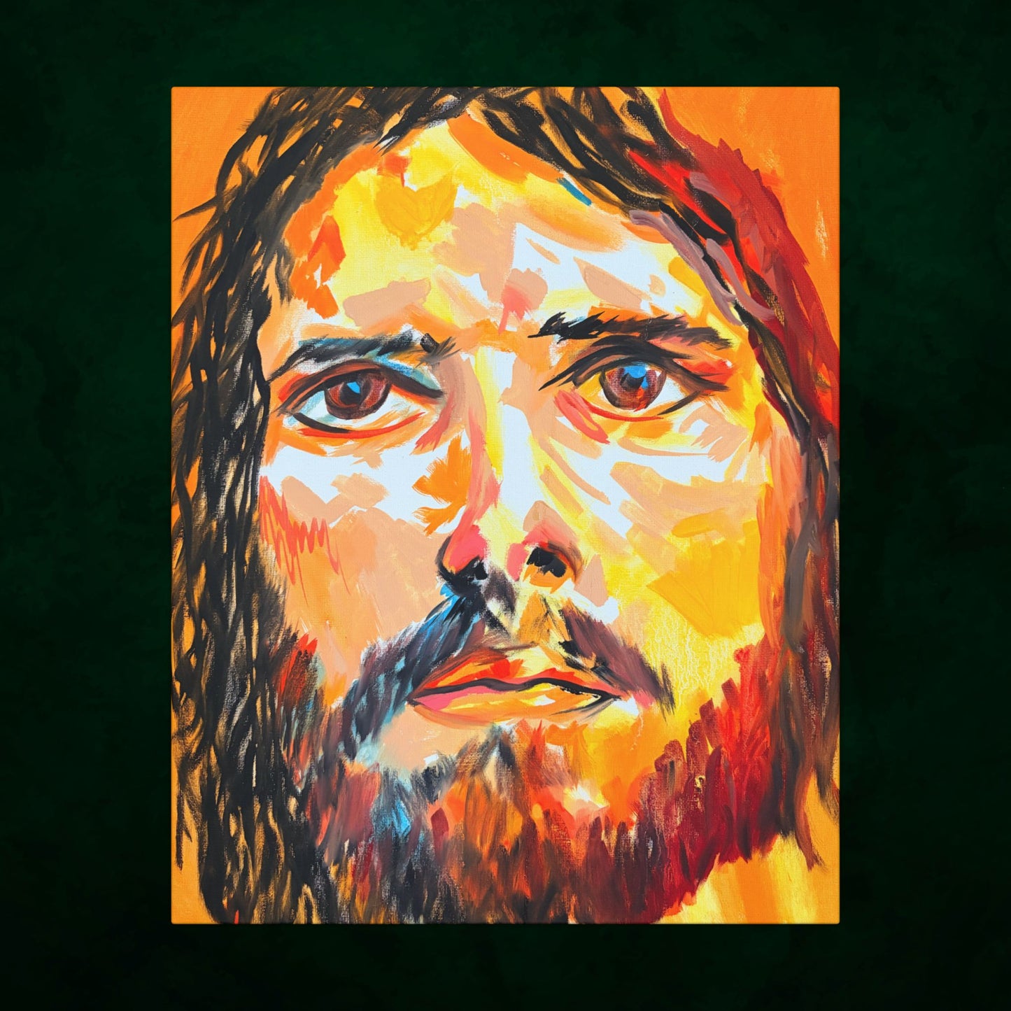 Jesus Christ by Wamantha - Canvas Print