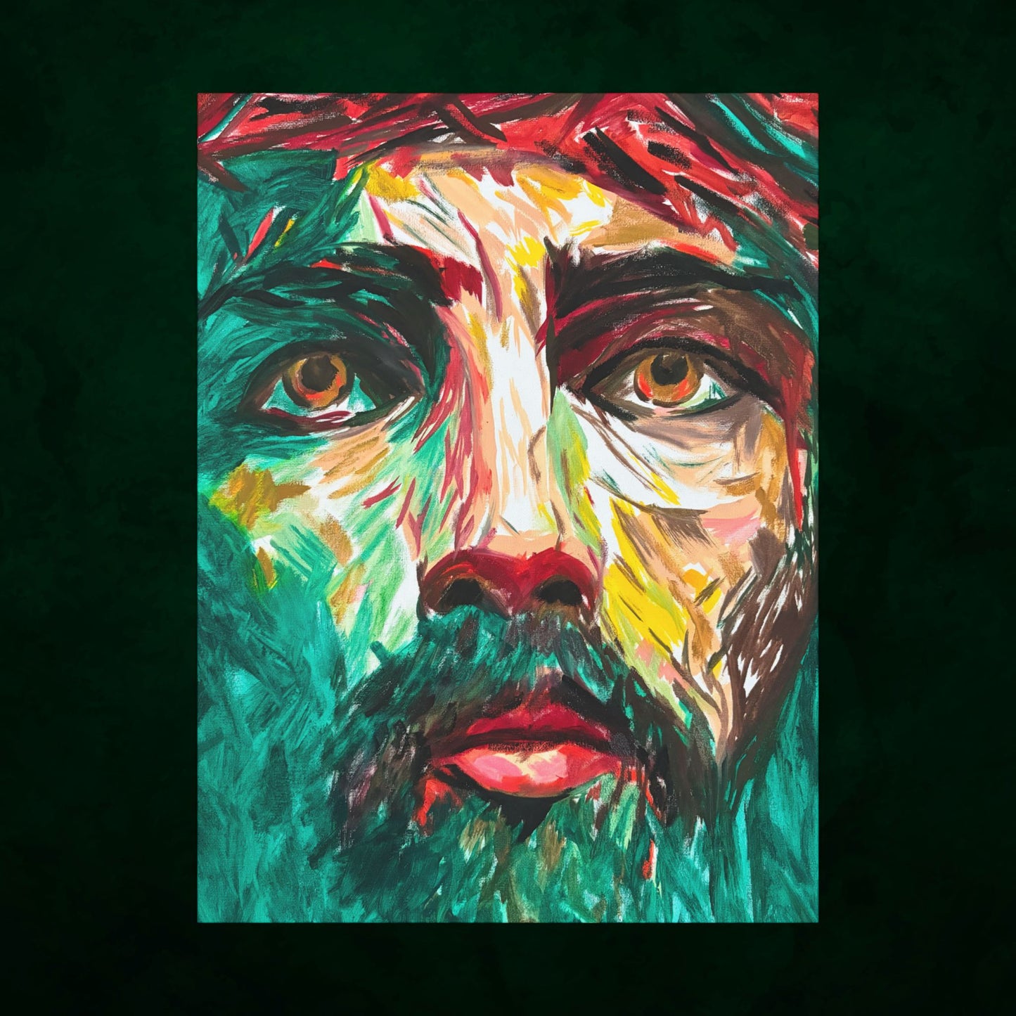 Jesus Christ by Wamantha - Canvas Print