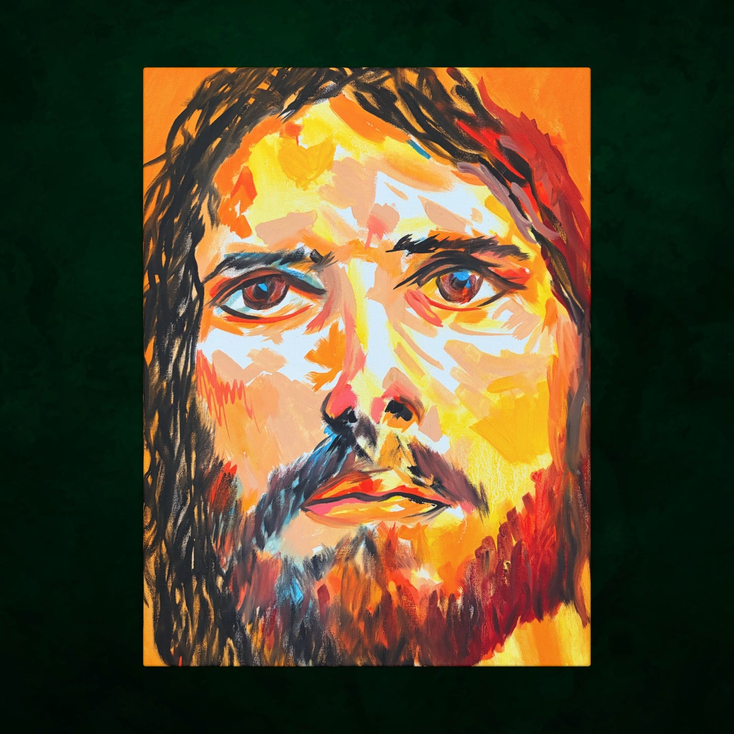 Jesus Christ by Wamantha - Canvas Print
