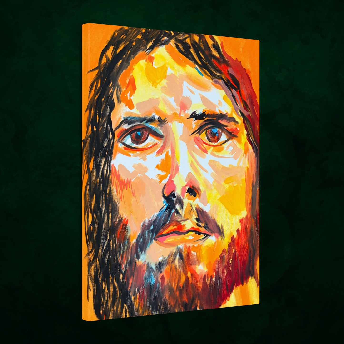 Jesus Christ by Wamantha - Canvas Print