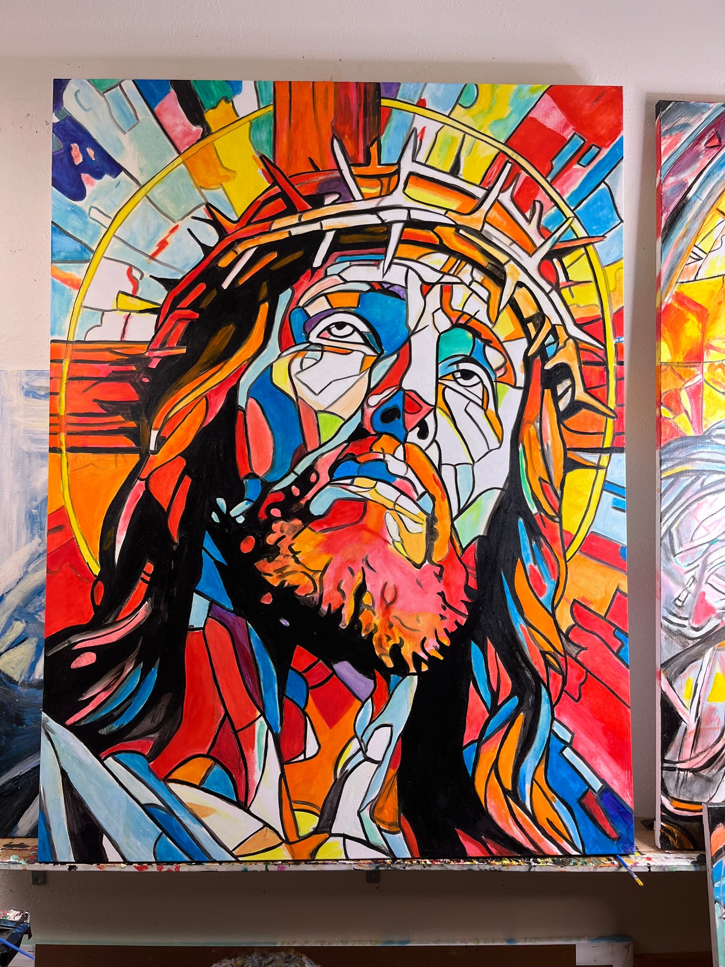 Yeshua Original Painting by Warren Willowdale