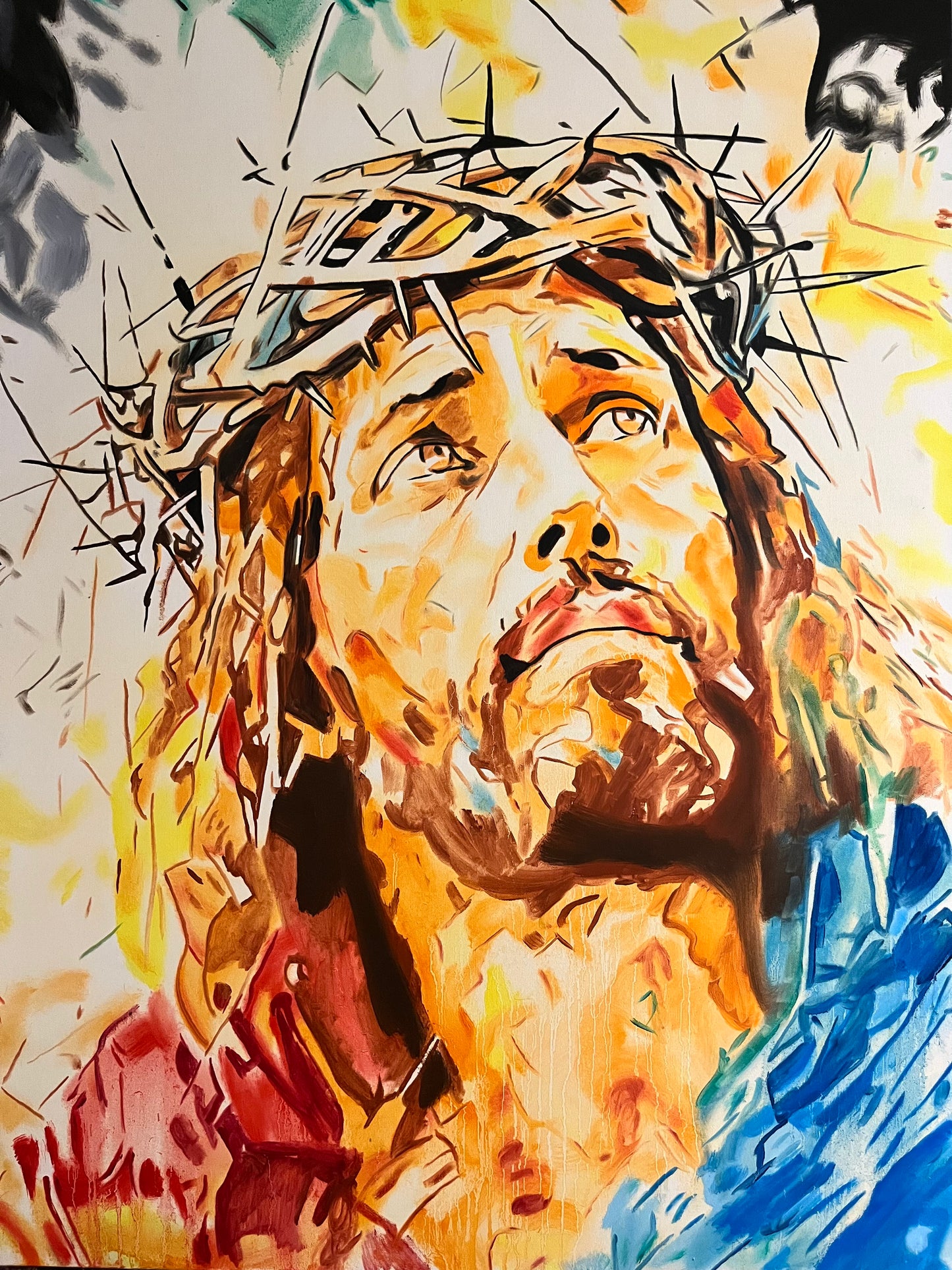 The Son of Man Original Painting by Warren Willowdale