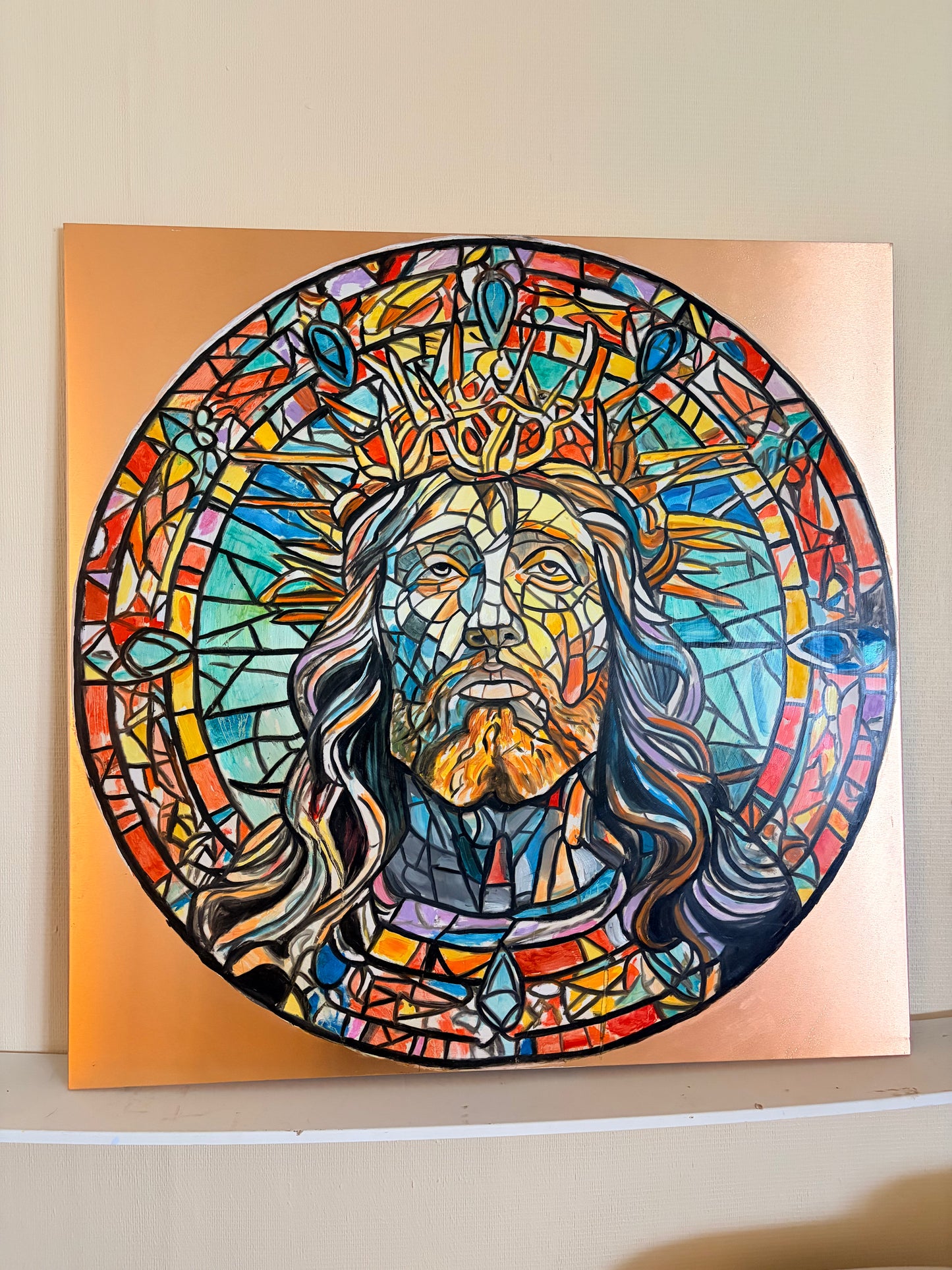 Jesus Christ Original Painting by Warren Willowdale