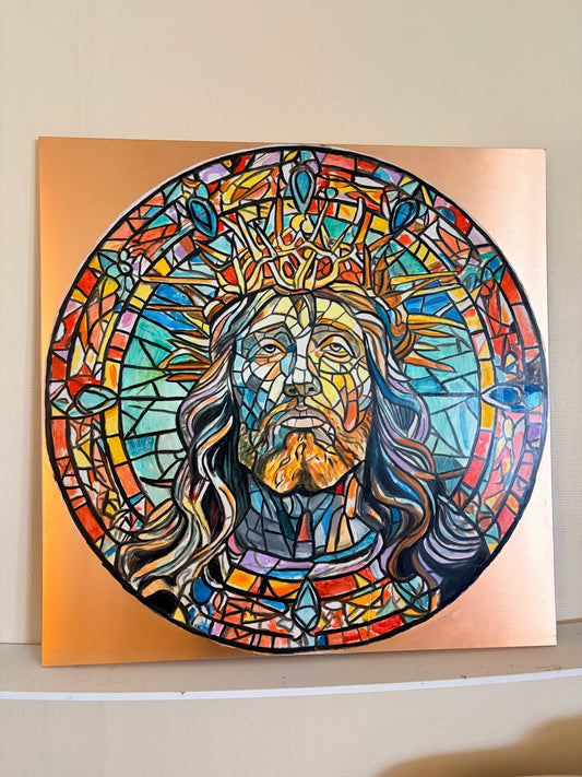 Jesus Christ Original Painting by Warren Willowdale