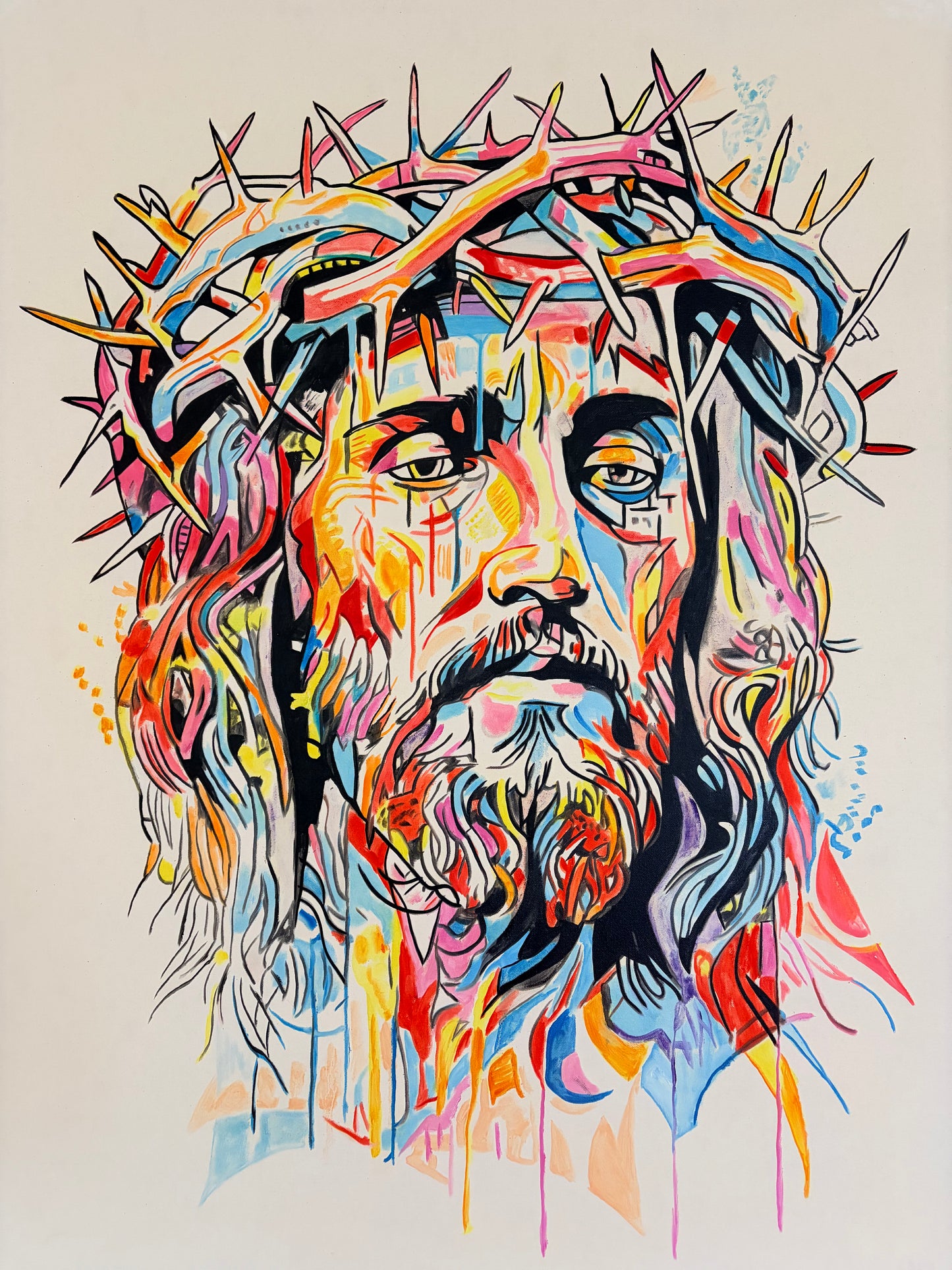 Jesus Christ Original Painting by Warren Willowdale