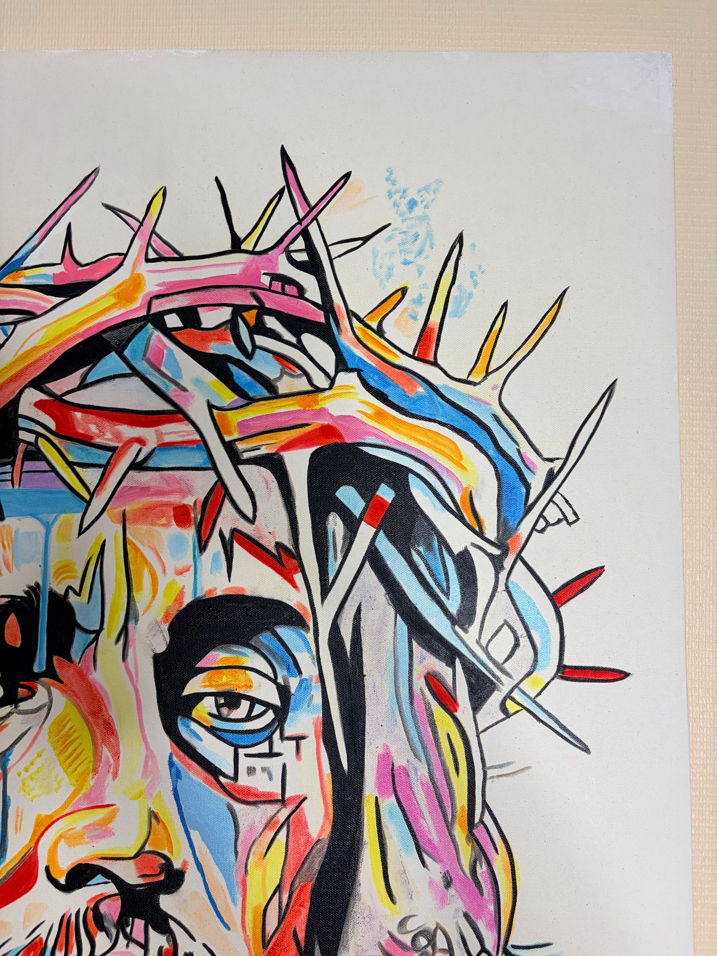 Jesus Christ Original Painting by Warren Willowdale