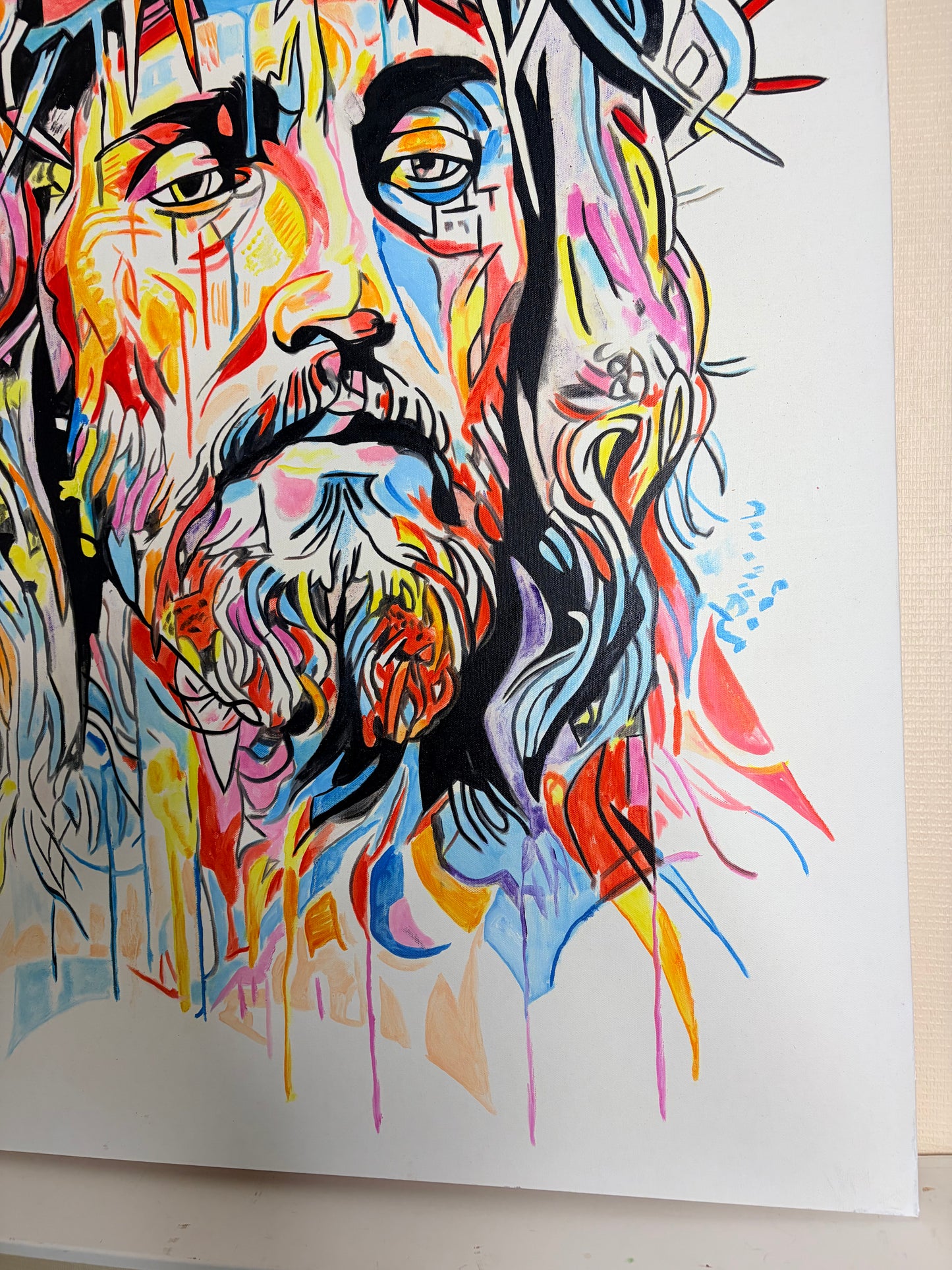 Jesus Christ Original Painting by Warren Willowdale