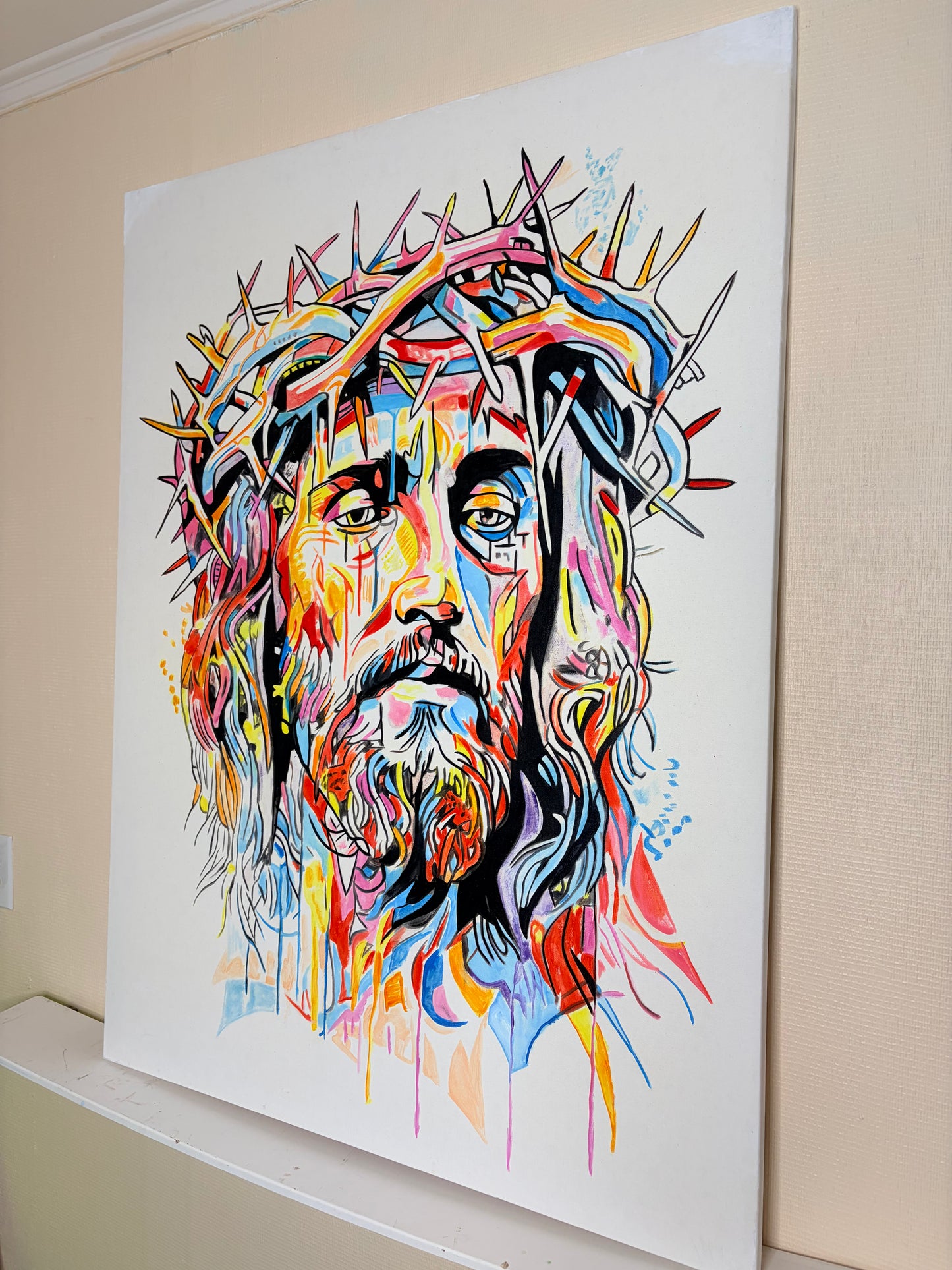 Jesus Christ Original Painting by Warren Willowdale