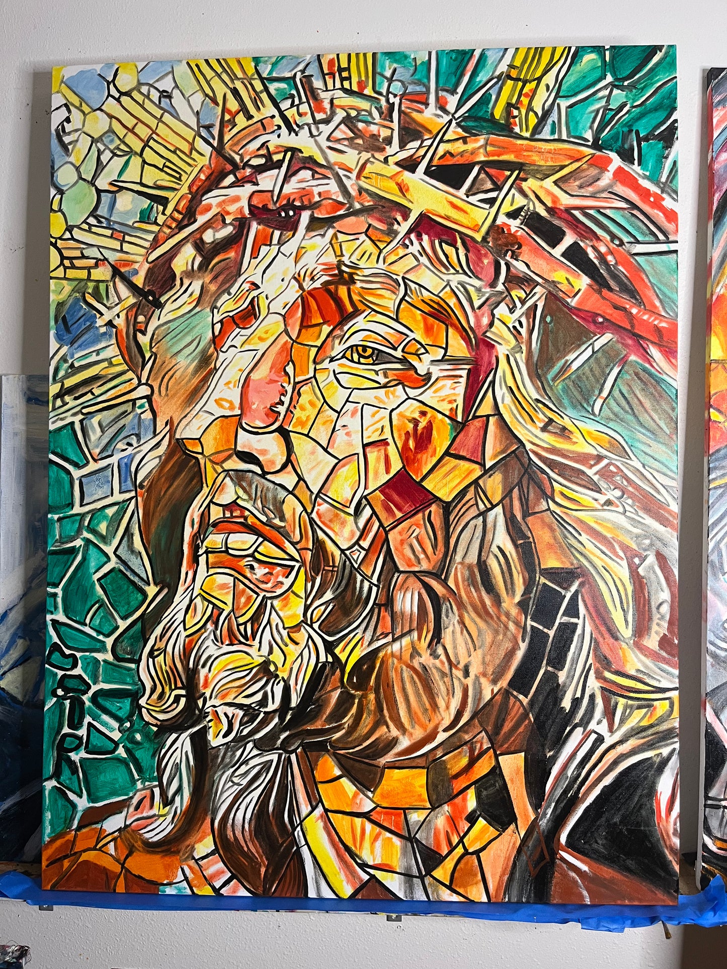 Jesus Christ Original Painting by Warren Willowdale