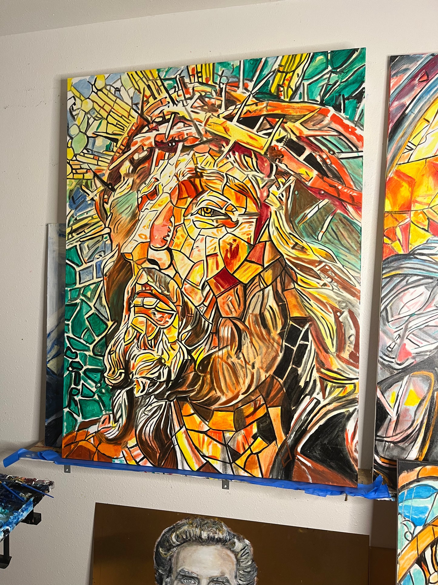 Jesus Christ Original Painting by Warren Willowdale