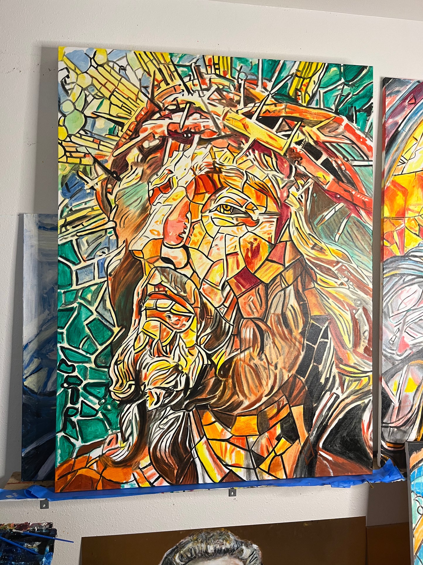 Jesus Christ Original Painting by Warren Willowdale