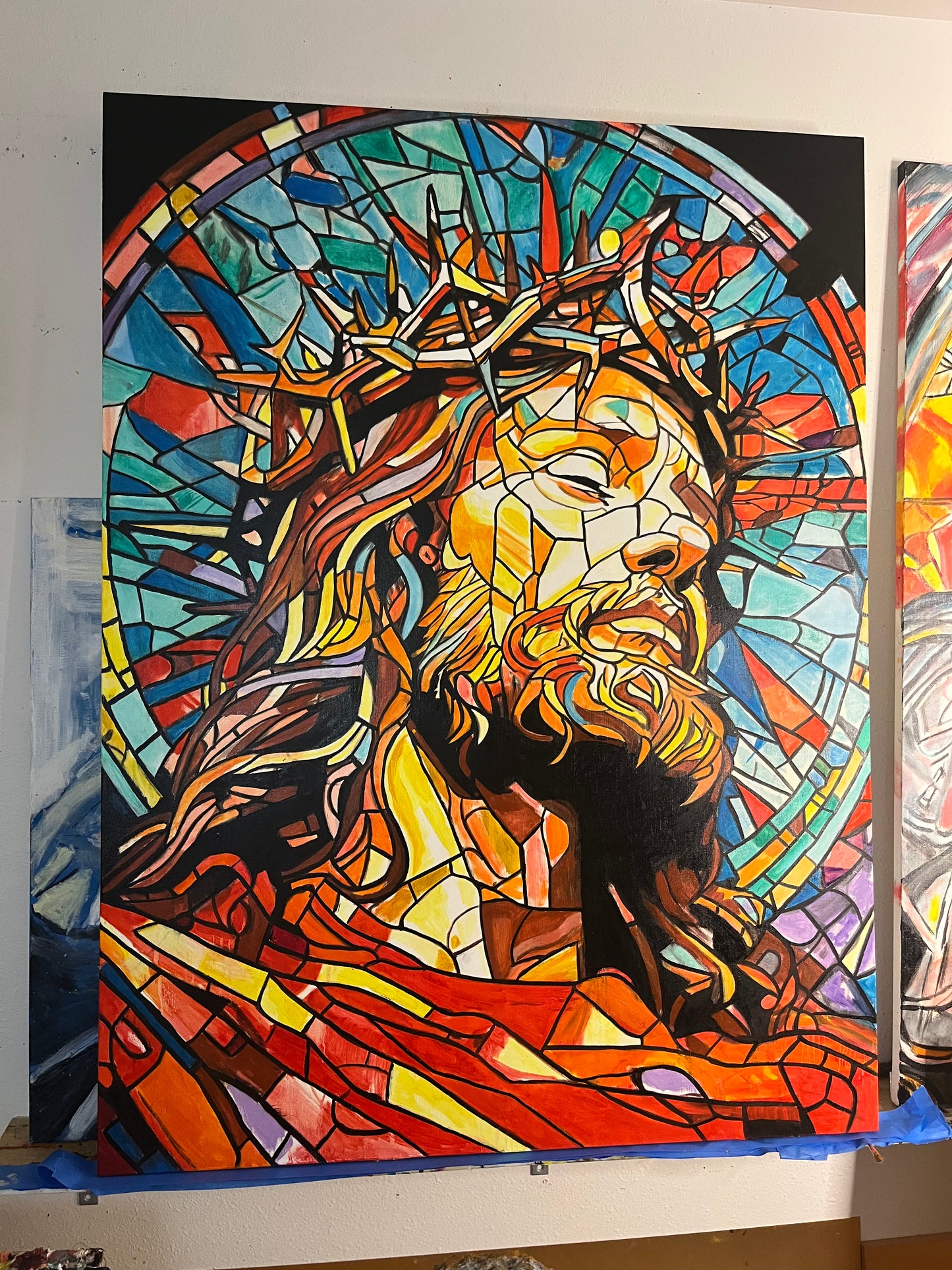 Jesus Christ Original Painting by Warren Willowdale