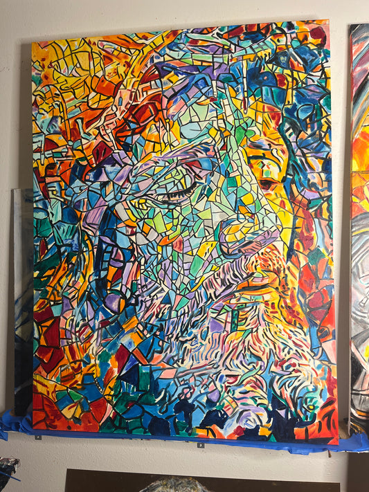 Jesus Christ Original Painting by Warren Willowdale