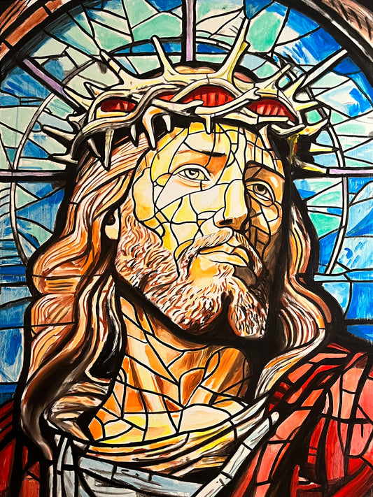Jesus Christ Original Painting by Warren Willowdale